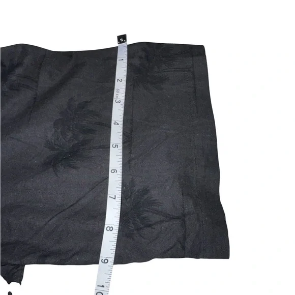 Reyn Spooner MLB All-Star Game Hawaiian Shirt Black Palm Tree Aloha Mens Large - Picture 3 of 5